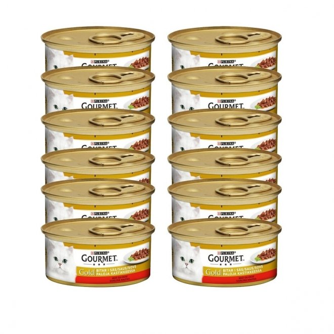 Gourmet Gold Okse i Saus 12x85 g