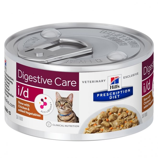 Hill&#39;s Prescription Diet Feline i/d Digestive Care Stew Chicken & Vegetables 82 g