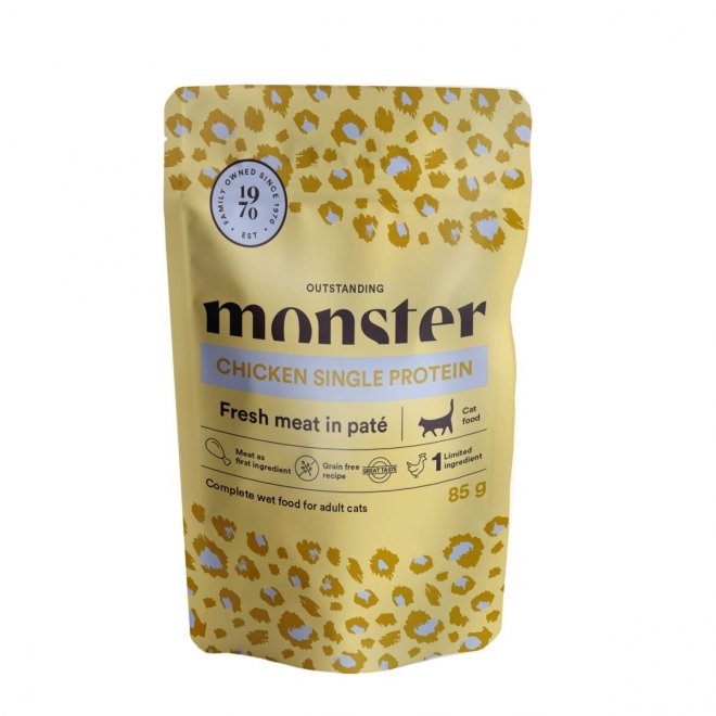 Monster Cat Adult Chicken 85 g