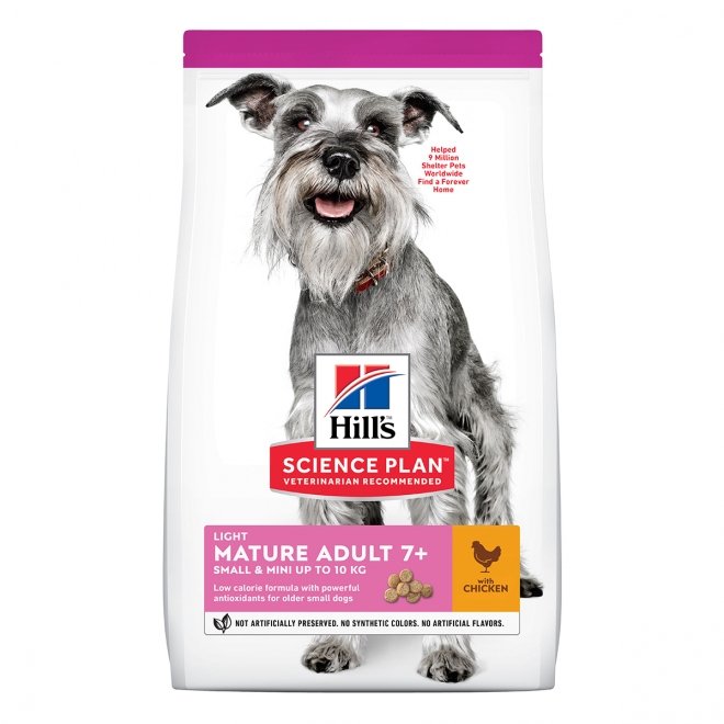 Hills Science Plan Dog Mature Adult 7+ Light Small & Mini Chicken