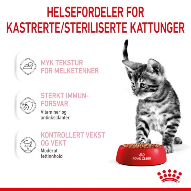 Royal Canin Kitten Sterilised Gravy 12x85 g