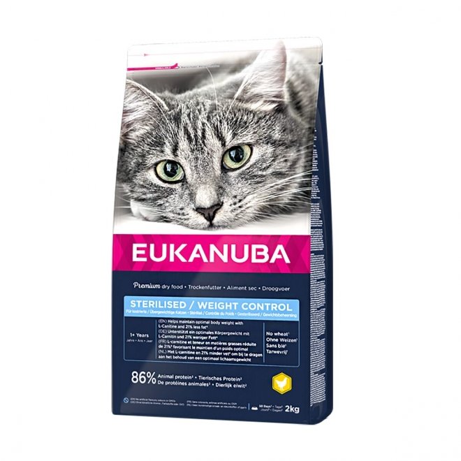 Eukanuba Cat Adult Sterilised & Weight Control Chicken