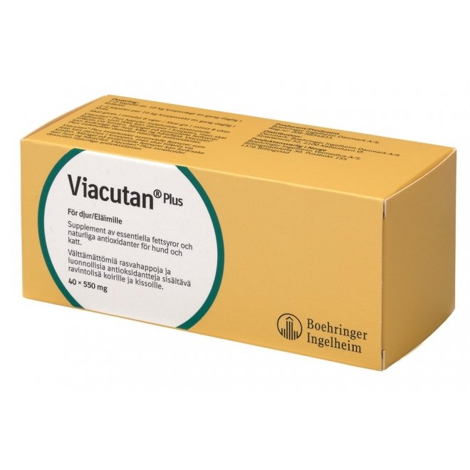 Viacutan Plus Omega 3 & 6 Kapsler 40-pakk