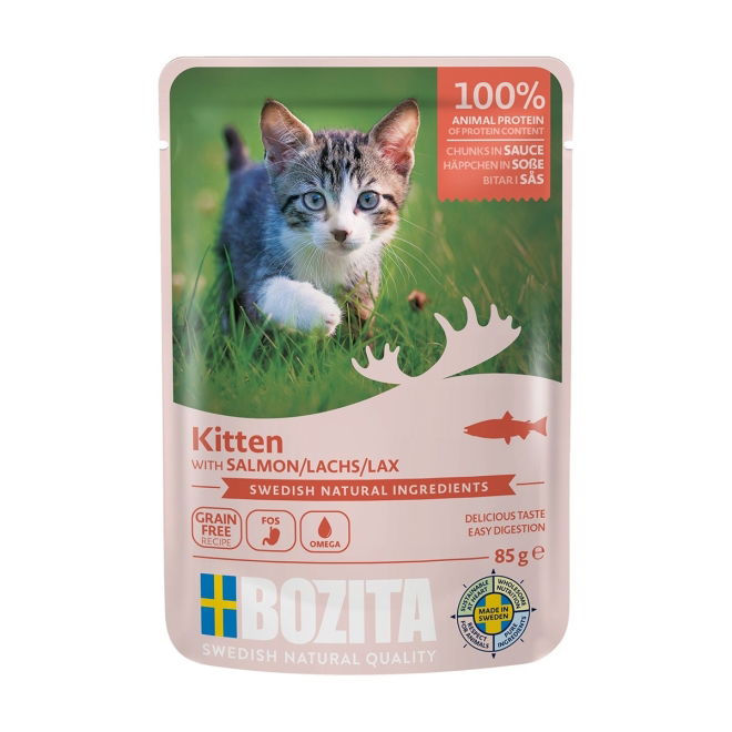 Bozita Kitten Laks i Saus 85 g