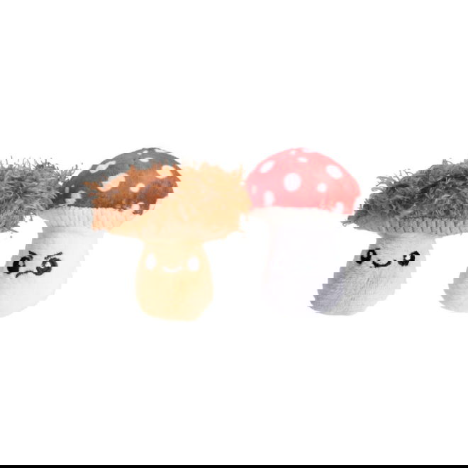 Little&Bigger Mushroom Love Fluesopp & Skjeggriske 2-pack