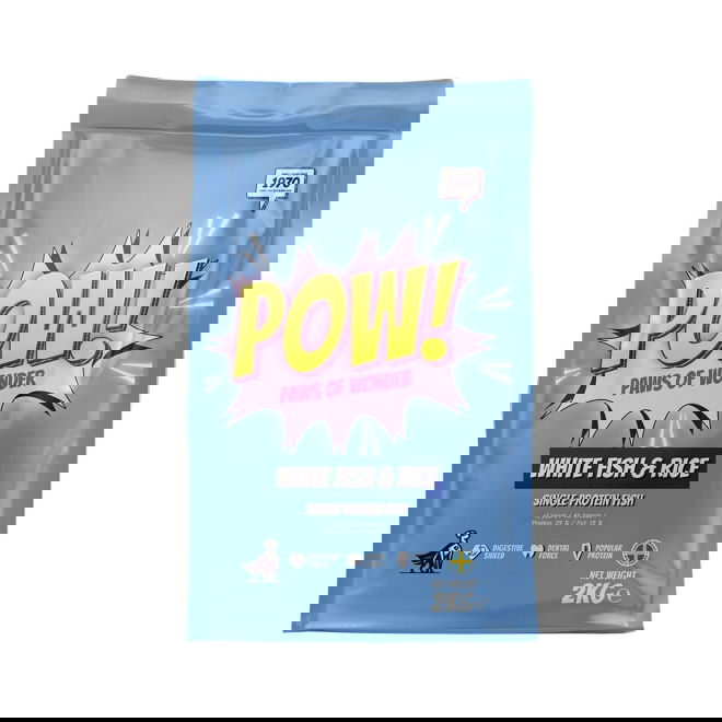 POW! Dog Adult White Fish & Rice (2 kg)