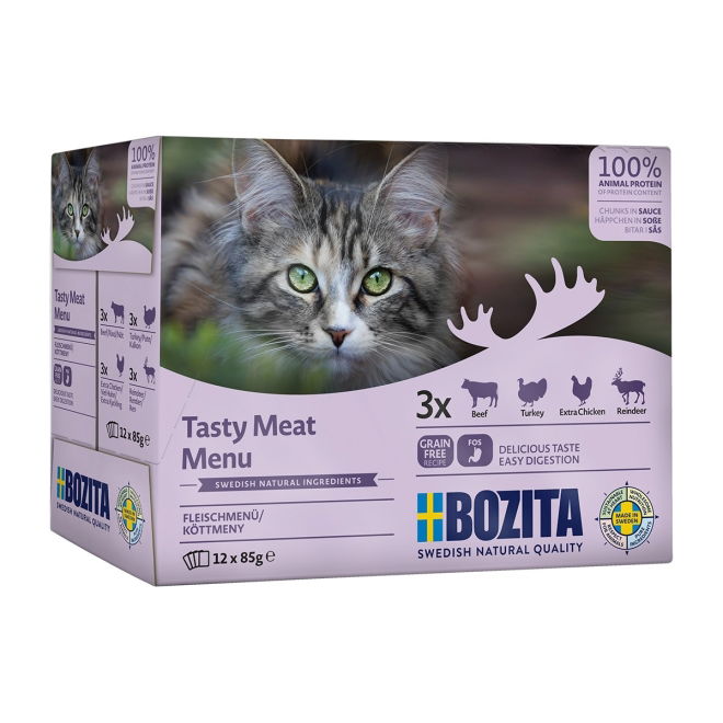 Bozita Multibox med Kjøtt 12x85 g