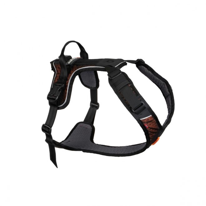 Non-stop Dogwear Rock Harness Hundesele Svart/Orange