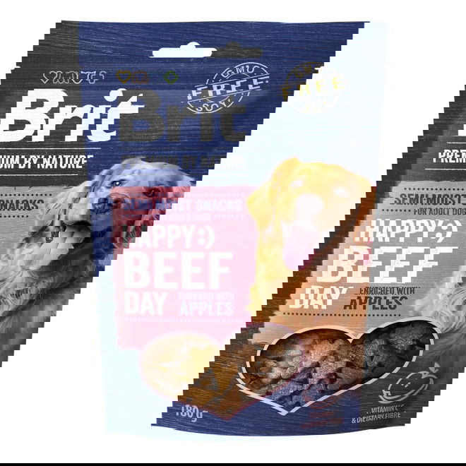 Brit Premium by Nature Hundegodbiter Okse & Eple 180 g