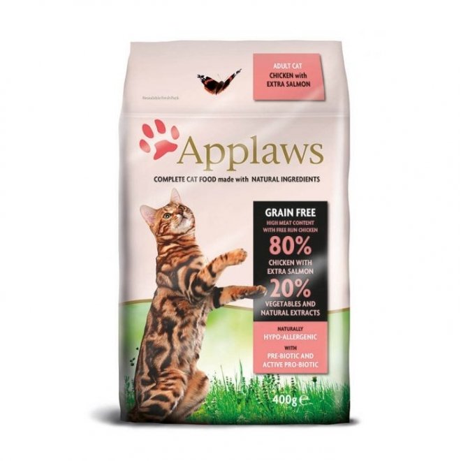 Bilde av Applaws Cat Adult Grain Free Chicken & Salmon (400 G)