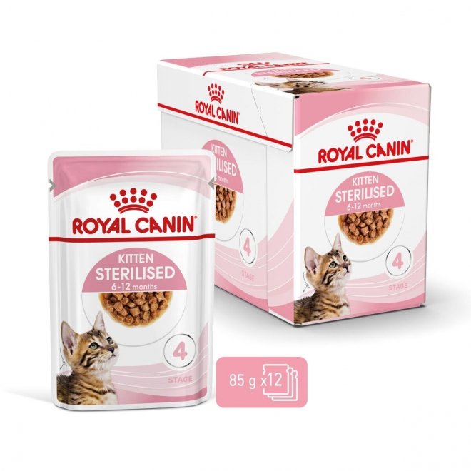 Royal Canin Kitten Sterilised Gravy 12x85 g