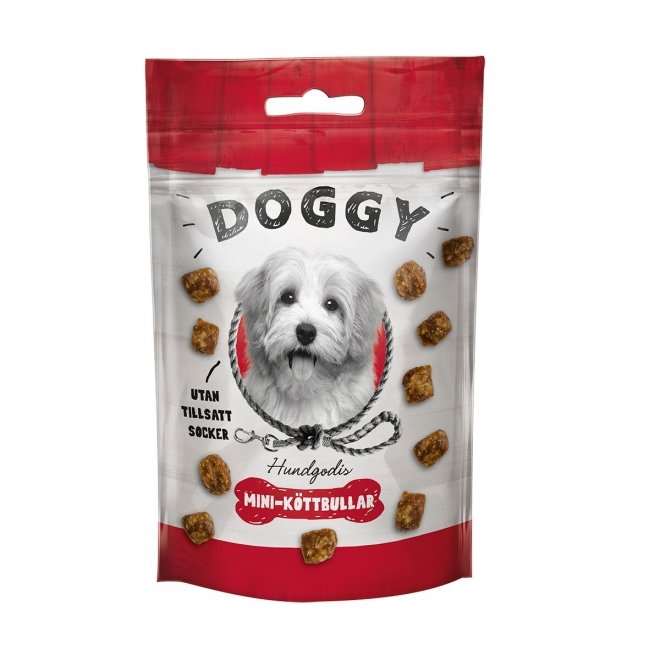 Doggy Hundgodis Minikjøttboller 50 g