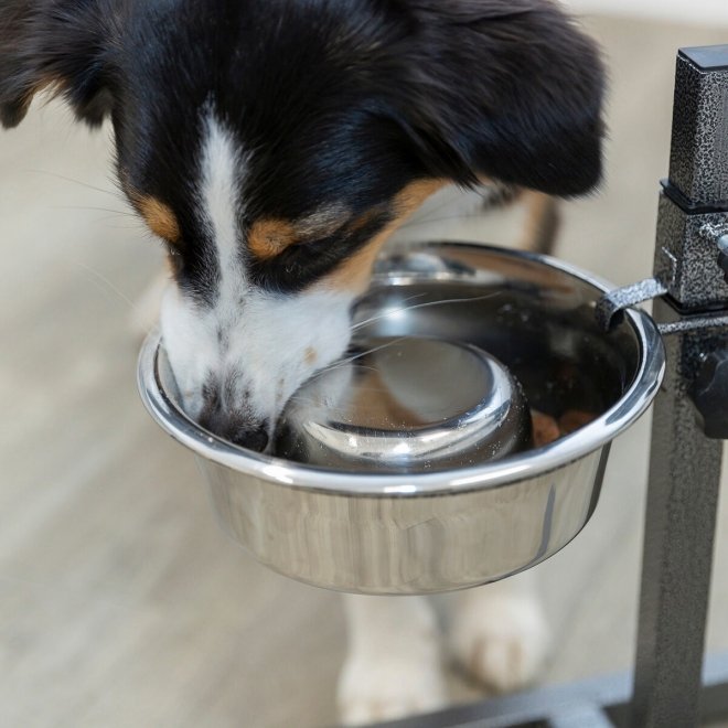Trixie Slow Feeding Hundeskål Rustfri