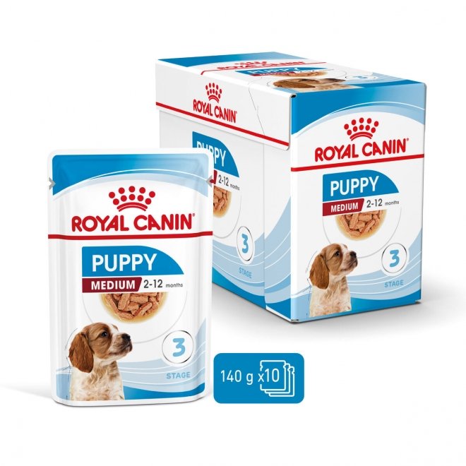 Royal Canin medium Puppy våtfôr (10x140g)