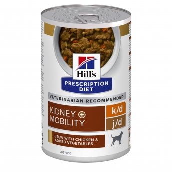 Hill’s Prescription Diet Canine k/d j/d Kidney + Mobility  Stew Chicken & Vegetables 354 g