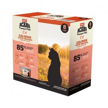 Acana Cat Adult Premium Paté Salmon & Chicken 8x85 g