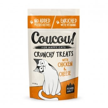 Coucou! Crunchy Treats with Chicken&Cheese 50 g
