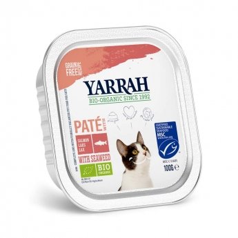 Yarrah Organic Cat Salmon Paté Grain Free 100 g