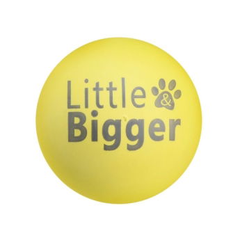Little&Bigger HotSummer Gummiboll 6 cm (Gul)