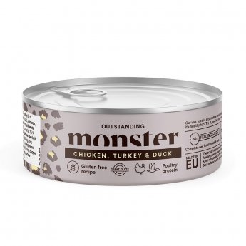 Monster Cat Adult Multi Protein Chicken, Turkey & Duck 100 g