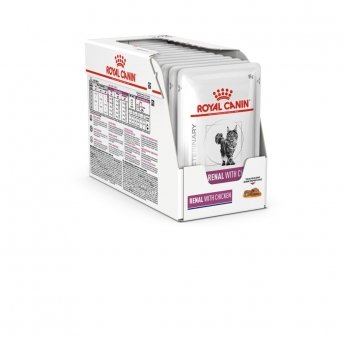 Royal Canin Veterinary Diets Cat Renal with Chicken 12x85 g