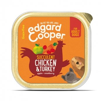 Edgard & Cooper Dog Kyckling & Kalkon 150 g