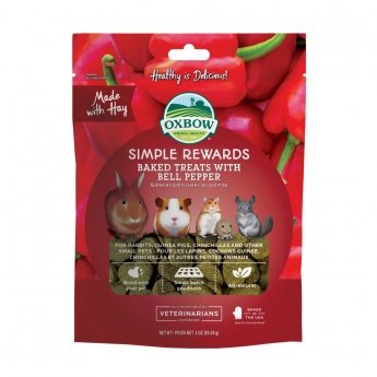 Oxbow Simple Rewards Baked Treats with Bell Pepper 85 g