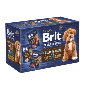 Brit Premium by Nature Dog Multipack gravy 12x85 g