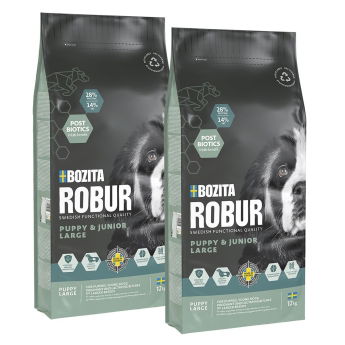 Bozita Robur Puppy & Junior XL 2x12 kg