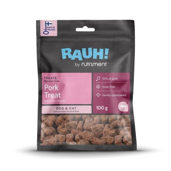 RAUH! Torkade bitar av Gris 100 g