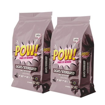 POW! Dog Light/Sterilized 2x12 kg