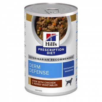 Hill’s Prescription Diet Canine Derm Defense Environmental Sensitivities Stew Chicken & Vegetables 354 g