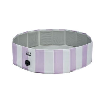 Little&Bigger HotSummer Hundpool Randig Lila 80 cm