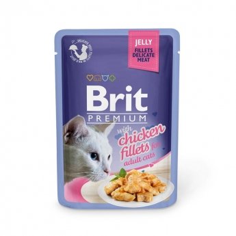 Brit Premium Pouches Fillets in Jelly with Chicken