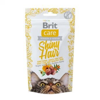 Brit Care Cat Snack Shiny Hair Salmon (50 gram)