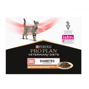 Purina Pro Plan Veterinary Diets Feline DM Diabetes Management Chicken 10x85 g