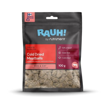 RAUH! Frystorkade Köttbullar 100 g