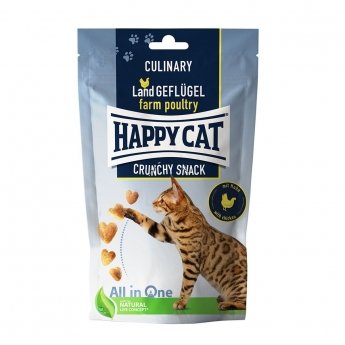 Happy Cat Crunchy Kattgodis Kyckling 70 g