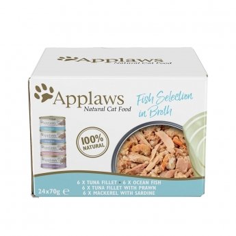 Applaws Selection in Broth Multipack Fish  12x156g