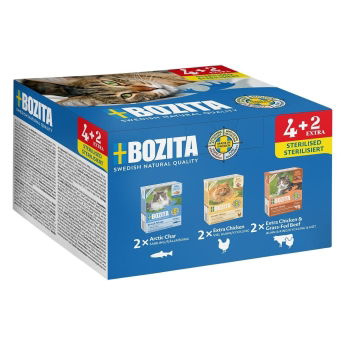 Bozita Cat Tetra Mixpack Sterilised 6x370 g