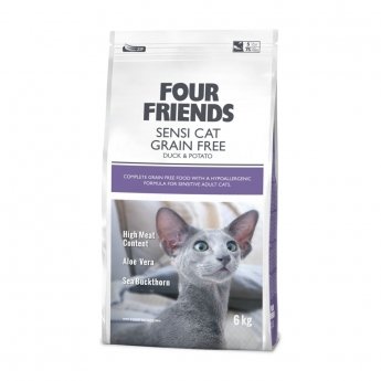 FourFriends Cat Sensi Cat Grain Free Duck & Potato (6 kg)