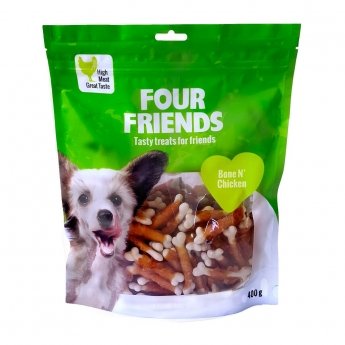 FourFriends Dog Bone N&#39; Chicken 400 g