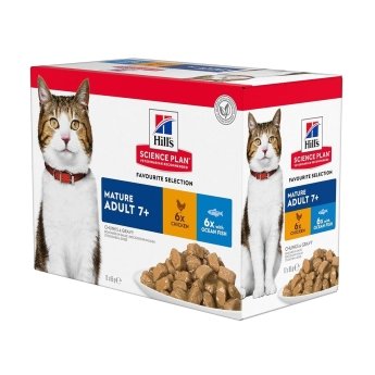 Hills Science Plan Feline Mature Adult 7+ 12x85g