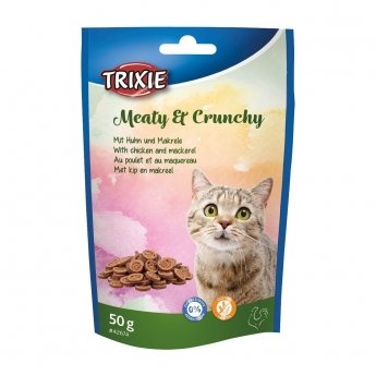 Trixie Knaprigt Kattgodis med Makrill och Kyckling 50 g