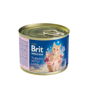 Brit Premium by Nature Cat Turkey with Liver 200 g
