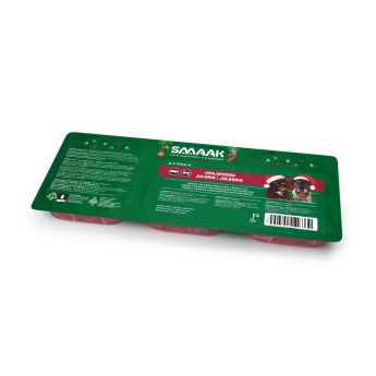 SMAAK Raw Julgris 3 x 200 g