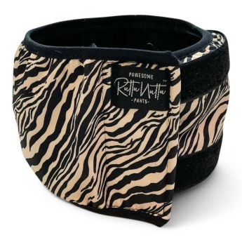 RuttuNuttu Zebra Skvättskydd för Hane Svart/Vit