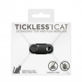 Tickless Mini Cat Elektronisk Fästingavvisare (Svart)