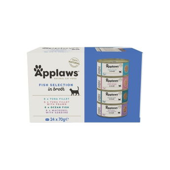 Applaws Selection in Broth Fish 24x70 g