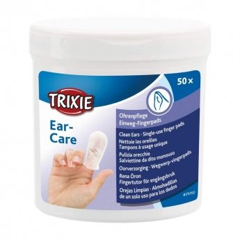 Trixie Fingerpads för Öronrengöring med Aloe Vera 50-pack